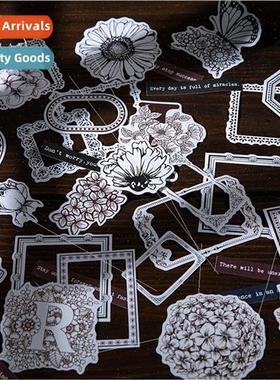 Border Trophy Room Sticker Pack Vintage Hollow Out Floral Bo