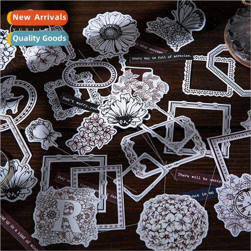Border Trophy Room Sticker Pack Vintage Hollow Out Floral Bo