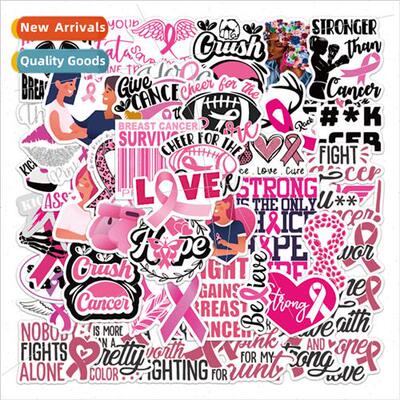 50 new red ribbon graffiti stickers diy scooter stationery b