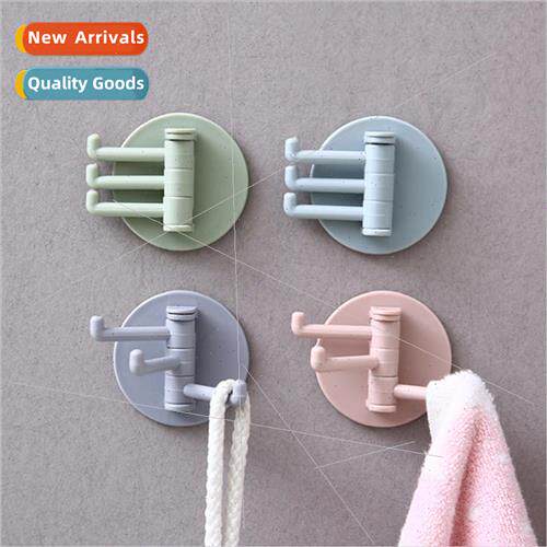 Sticky hooks 适用 home use -trace adhesive 3 branches rotati