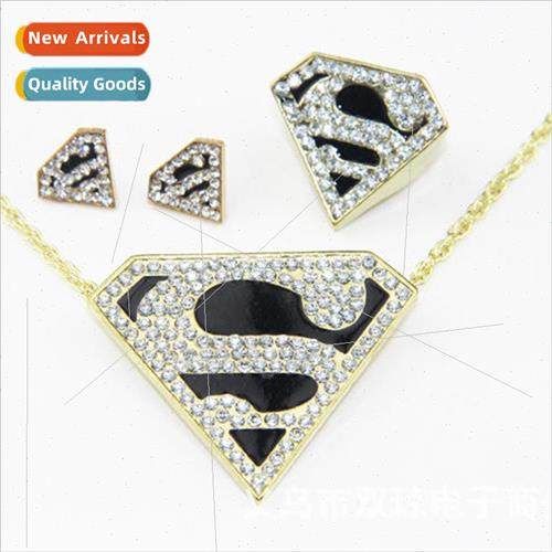 High Quality Superman  Triangle Geometric S Word Gold Glitte
