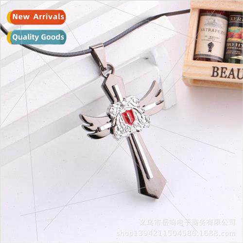 Anime Peripheral Homemaker Necklace Personalized Cross Neckl