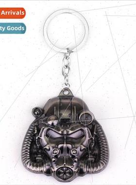 Game  FALLOUT4 Fallout 4 mask keychain pendant new product