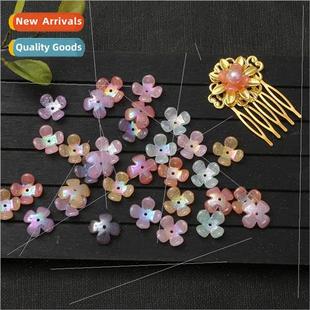 imitation acrylic petals four recep flower pieces