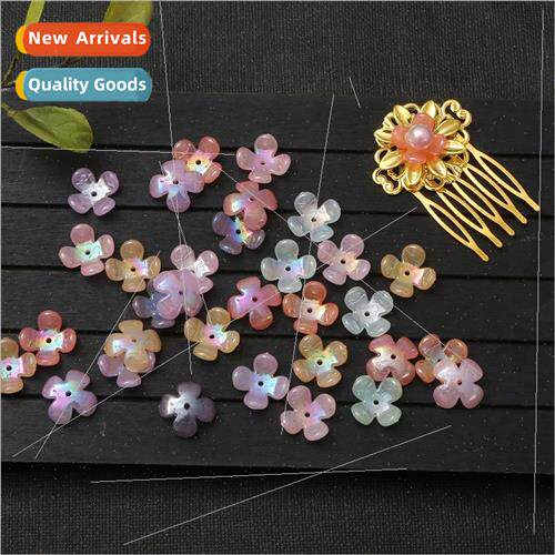 20 pieces  acrylic imitation petals four petals flower recep