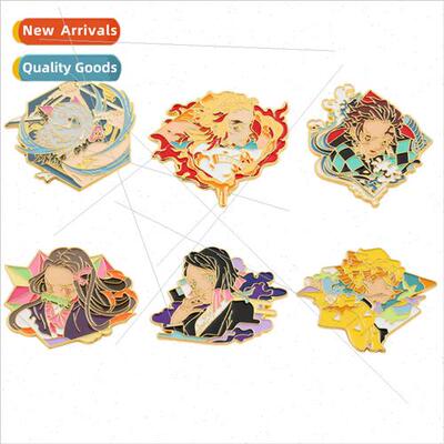 New Demon Slayer Anime Demon Slayer Brooch Charcoal rou Inos