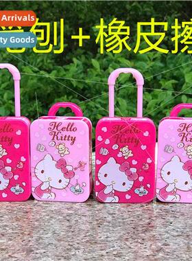 Creative cartoon KT cat simulation trolley pencil sharpener