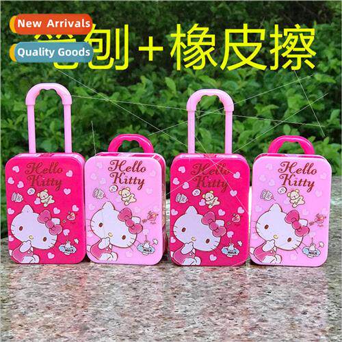 Creative cartoon KT cat simulation trolley pencil sharpener