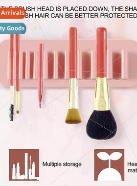licone Suction Wall Makeup Brush Organizer So Bathroom Shelf