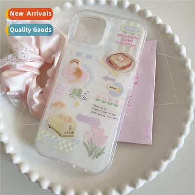 ins double toast toaster cat iphone14promax girl 12/11 fit a