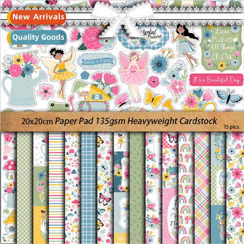 Fairytale Garden 15 pcs Material Paper Botanical Patterns Fo