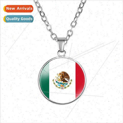 North America Flag Necklaces United States Canada Mexico Bel