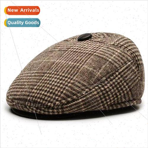 Duck tongue hat mens fall and winter old man cap grandfather