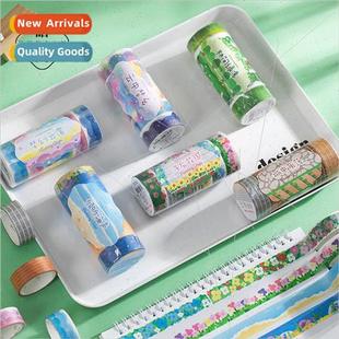 Floating Fragments Series Washi Basic Tape Cartoon Masking