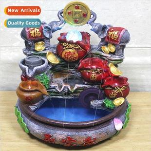 Wigwam fountain indoor ornaments resin crafts running water