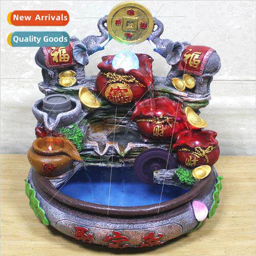 Wigwam fountain indoor ornaments resin crafts running water