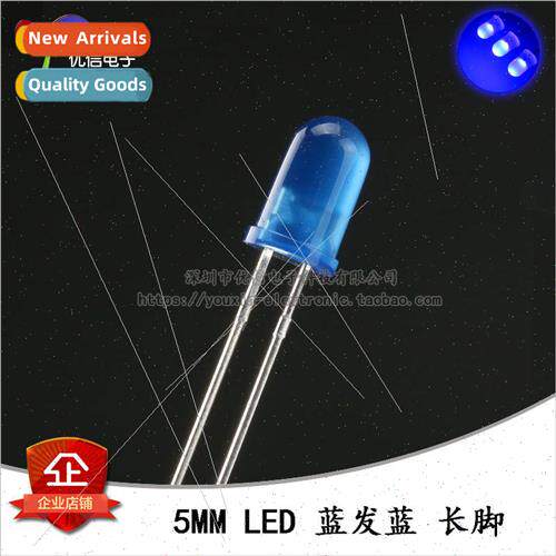 5MM/F5 Blue Blue LED ght Emitting Diode LED ght Round Head L