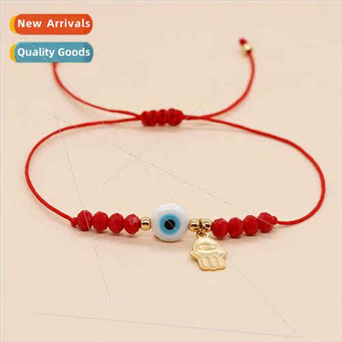 New transit beads wind glaze eyes crystal beads palm tag bea