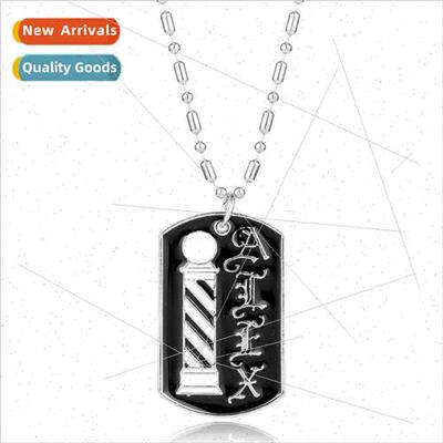 Popular Jewelry Personalized Creative Barber Shop Turning gh