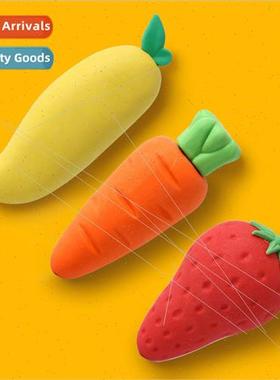Carrot eraser creative cute cartoon giant fruit eraser stude