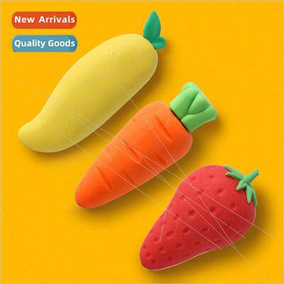 Carrot eraser creative cute cartoon giant fruit eraser stude
