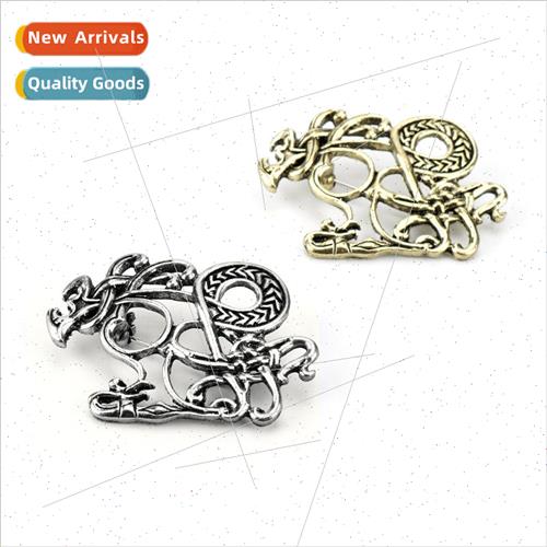 Vintage Viking Brooch Pin Creative Nordic Viking Series Jewe