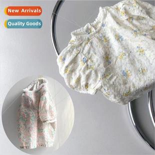 childrens clothing girls cotto baby the summer Korean