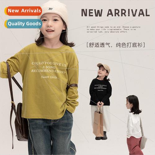Childrens closet B prepared round neck long-sleeved T-shirt