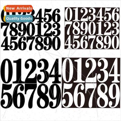 Vinyl PVC mailbox address number door plate waterproof oilpr