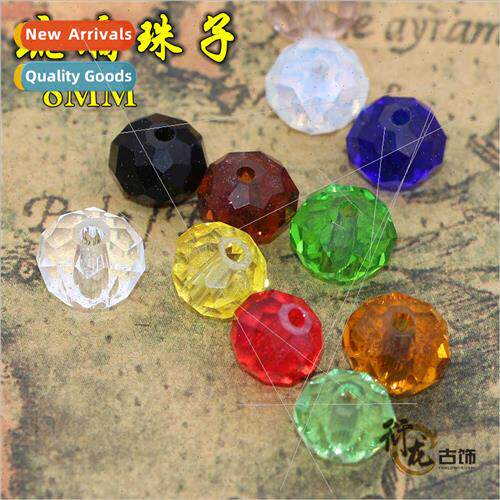 diy jewelry materials 8MM crystal piercing beads ZAKKA brace