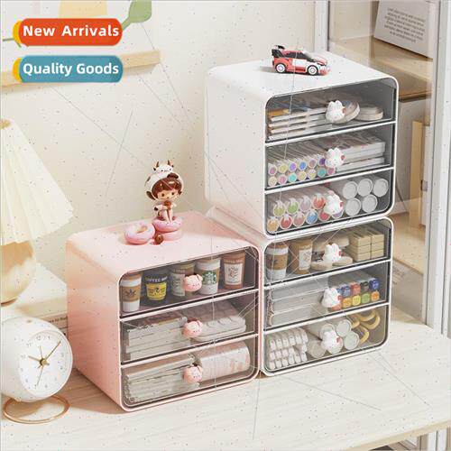Cartoon desktop organizer drawer multifunctional cosmetic st