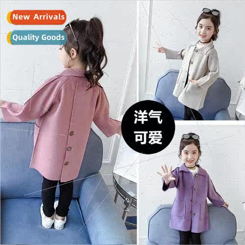 Girls spring and fall new middle and large children double-s