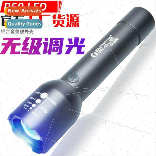 2201 mini bright flashlight P50 high brightness LED zoom T40