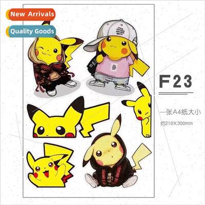 Pikachu car stickers car electric motorcycle cute Mickey bat