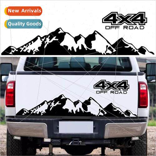 D-513 Flower Offroad 4X4 Mountain Graphic Stickers Car Auto