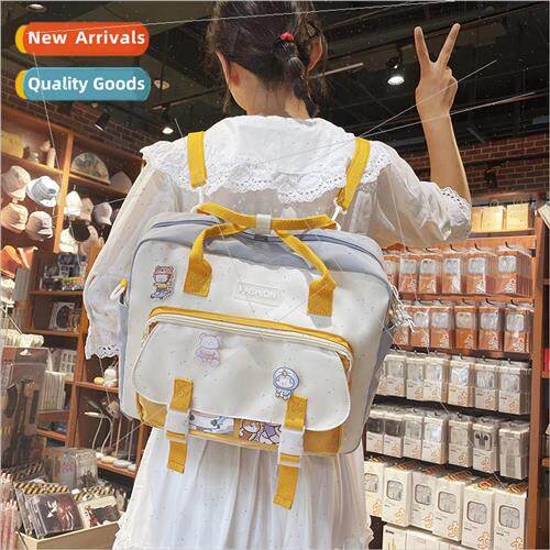 2021 summer new small backpack Japanese junior high school s