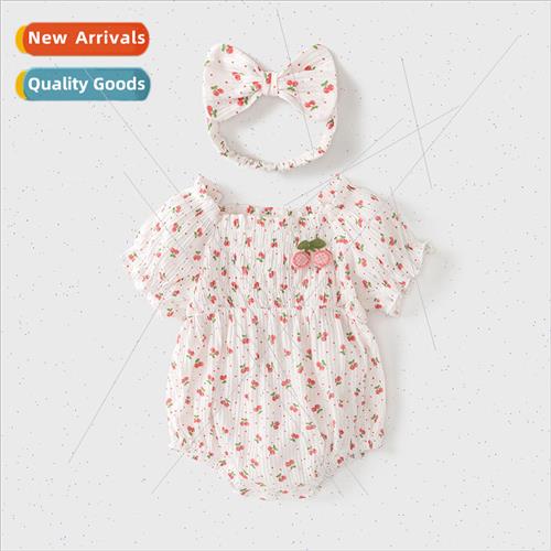 0-2 years old baby clothes 2023 summer thin section of the h