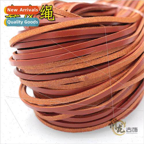 diy leather rope head layer cowhide rope 3 5 10MM saddle col
