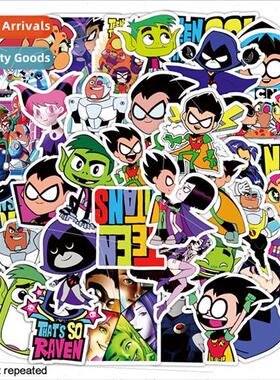 50 anime movie Teen Titans animation doodle stickers childre