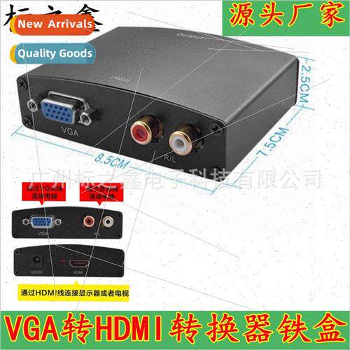 VGA to HDMI adapter laptop with monitor adapter cable TV pro