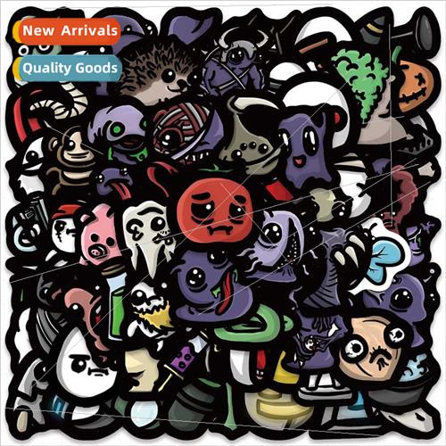 63 pcs dark side quirky game potato brothers graffiti sticke