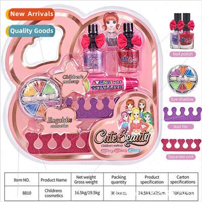Childrens makeup toys girls play house manicure set blush co