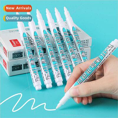 GN801 White Marking Pen 1mm Quick Drying Waterproof Industri