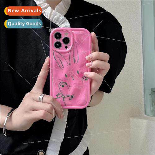 Spice Girl Rose Red Hand-painted Bunny IPhone14ProMax Apple
