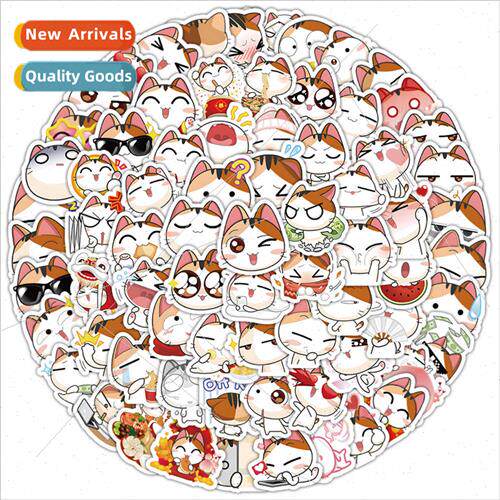 100 cartoon jiji cat stickers cell phone case luggage scoote