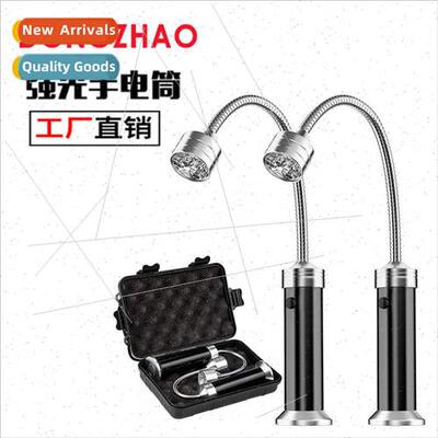 9LED BBQ light flashlight night market light tail magnet hos