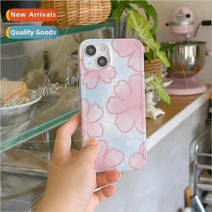 Painting Flower IPhone14 Gray Photo Oil 13ProMax Fram Powder