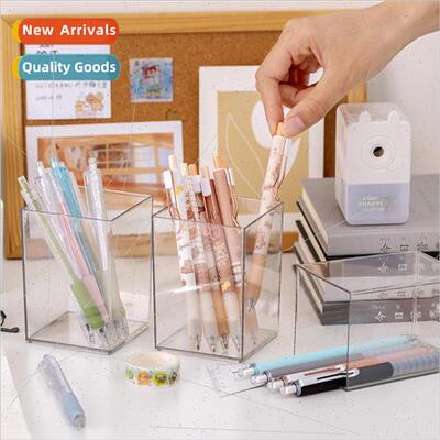mple DIY pen container organizer large capacity transparent
