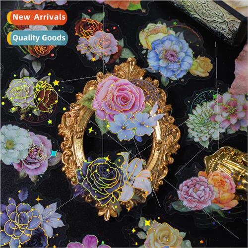 A Beautiful Day Stickers al Flowers Series Flower Theme Hand