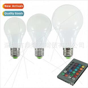 LED bulb light E27 RGB 16 color changing LED bulb light AC85